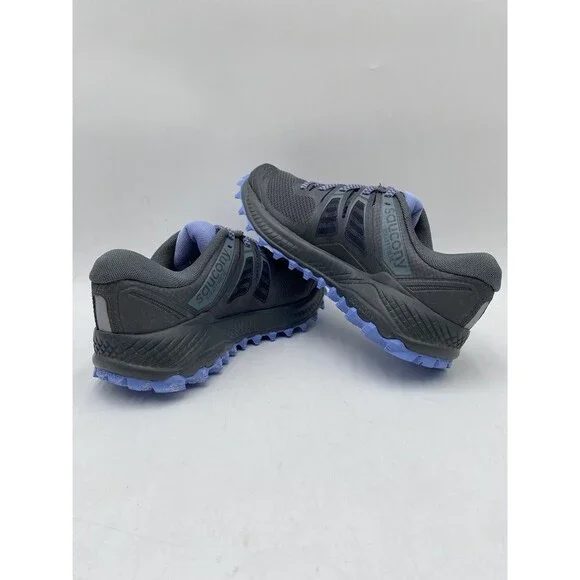 Saucony PEREGRINE ISO Women's NEW Trail-running Shoes Gun/Grey Multiple Sizes - Picture 8 of 10